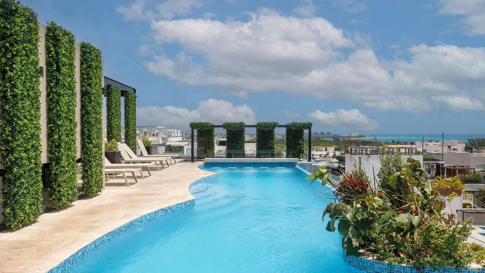 5Th-Floor Apartment With Ocean Views Rooftop Pool Playa del Carmen 0*,